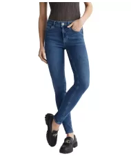 jeans donna denim blue a vita alta con gamba skinny | LIU JO jeans donna denim blue a vita alta con gamba skinny | LIU JO