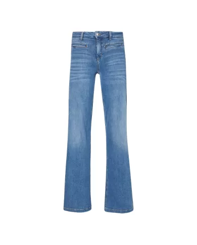 Jeans donna denim blue in stretch con gamba flare | LIU JO Jeans donna denim blue in stretch con gamba flare | LIU JO