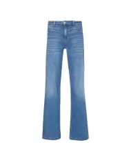 Jeans donna denim blue in stretch con gamba flare | LIU JO