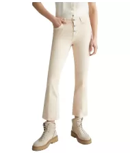 Pantalone donna Bright Champagne con bottoni gioiello | LIU JO Pantalone donna Bright Champagne con bottoni gioiello | LIU JO