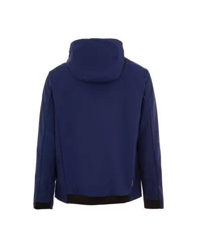 Giubbino termico uomo navy logato su manica e dettagli fluo | SUNS