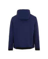 Giubbino termico uomo navy logato su manica e dettagli fluo | SUNS