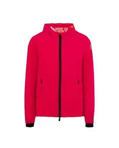 Piumino impermeabile termico uomo fragola con logo su manica | SUNS