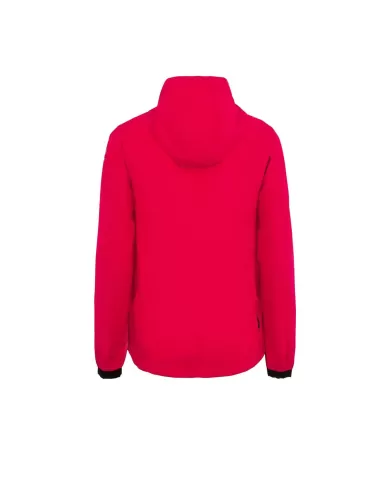 Piumino impermeabile termico uomo fragola con logo su manica | SUNS