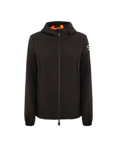 Piumino impermeabile termico uomo nero con logo su manica | SUNS