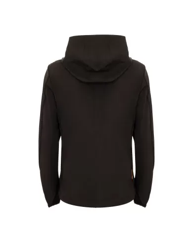 Piumino impermeabile termico uomo nero con logo su manica | SUNS