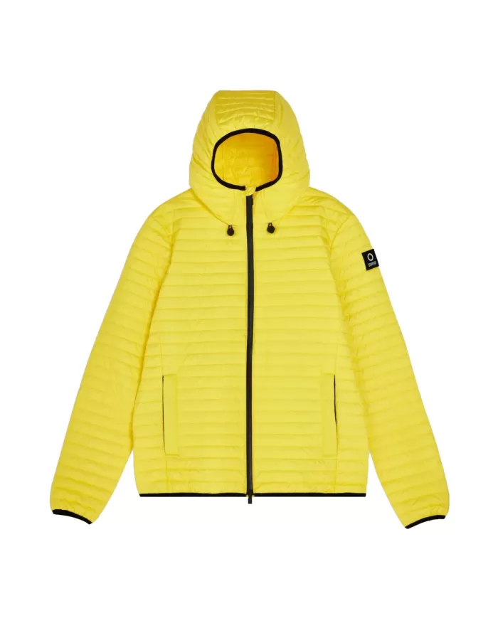 Piumino trapuntato uomo giallo richiudibile nel travel pocket | SUNS Piumino trapuntato uomo giallo richiudibile nel travel pocket | SUNS