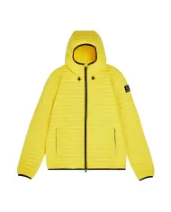 Piumino trapuntato uomo giallo richiudibile nel travel pocket | SUNS