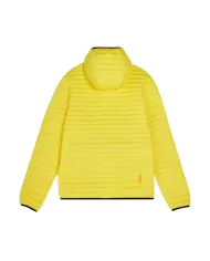 Piumino trapuntato uomo giallo richiudibile nel travel pocket | SUNS