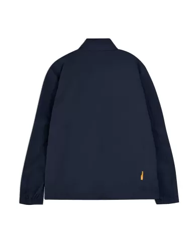 Giubbino uomo blu scuro con interno, colletto foderato con logo | SUNS