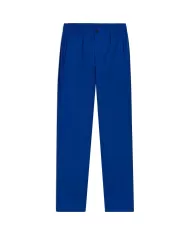Pantalone slim donna blu stone con balzina in coulisse e logo | SUNS