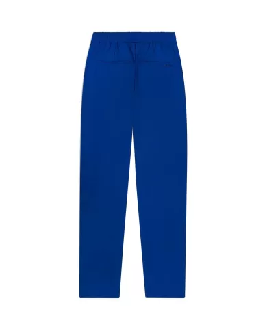 Pantalone slim donna blu stone con balzina in coulisse e logo | SUNS