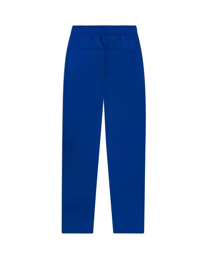 Pantalone slim donna blu stone con balzina in coulisse e logo | SUNS Pantalone slim donna blu stone con balzina in coulisse e logo | SUNS