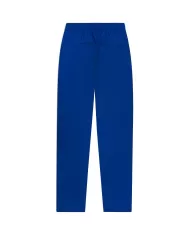 Pantalone slim donna blu stone con balzina in coulisse e logo | SUNS
