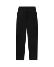 Pantalone slim donna nero con balzina in coulisse e logo | SUNS