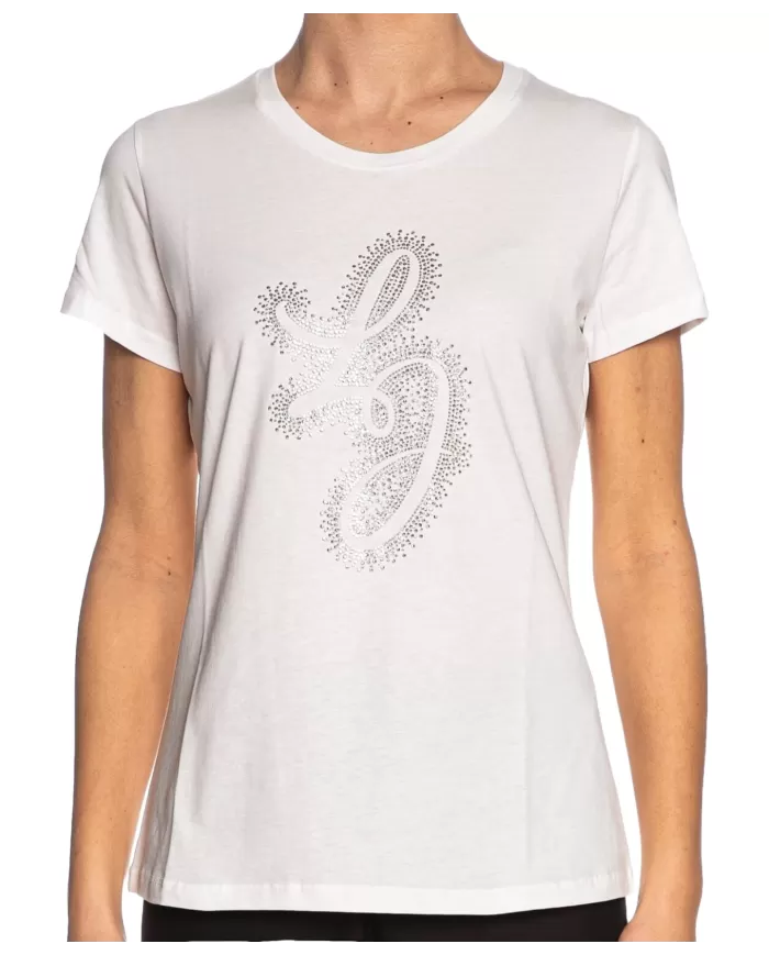 T shirt liu jo bianca clearance