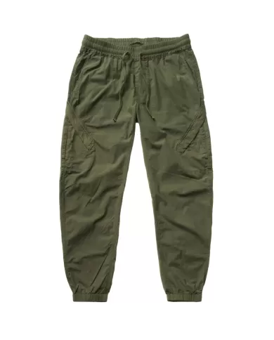 Pantalone verde siepe da uomo con nastro logato su girovita | BLAUER