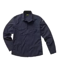 camicia blu da uomo con patch sulla manica | BLAUER camicia blu da uomo con patch sulla manica | BLAUER