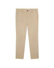 pantalone slim sand da donna con piega su gamba | ROY ROGER'S