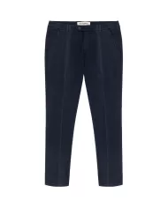 Pantalone uomo blue navy con gamba dritta effetto piega | ROY ROGER'S