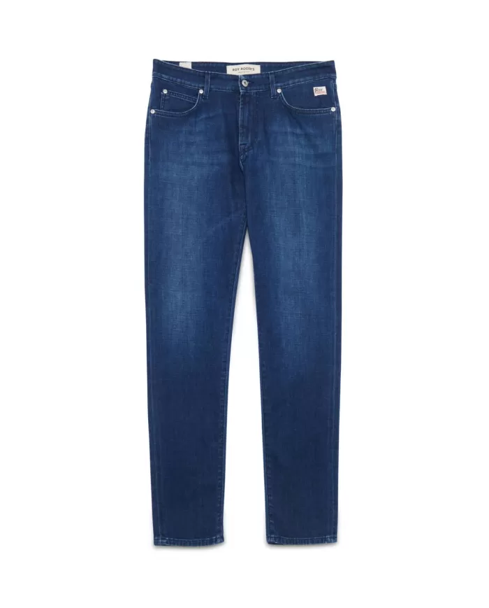 Jeans uomo elite con logo patch su tasca posteriore | ROY ROGER'S Jeans uomo elite con logo patch su tasca posteriore | ROY ROGER'S