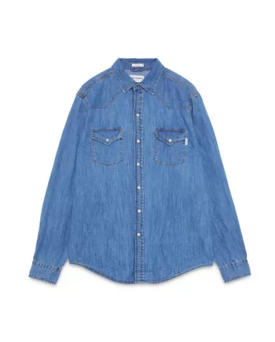 Camicia uomo mid con piccolo nastro logato | ROY ROGER'S