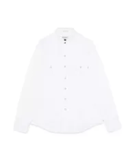 Camicia uomo bianca con piccolo nastro logato | ROY ROGER'S