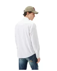 Camicia uomo bianca con piccolo nastro logato | ROY ROGER'S