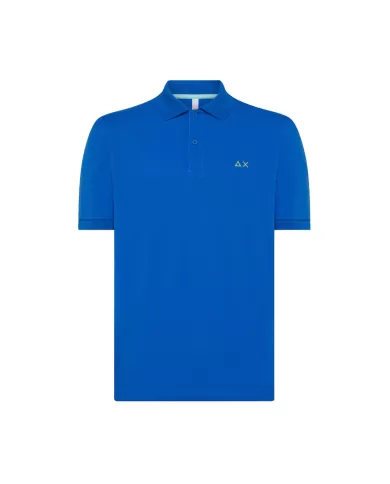 polo royal da uomo con logo ricamato in contrasto | SUN68