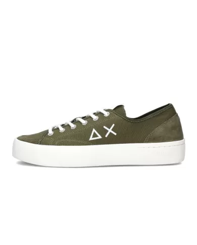 sneakers skater militare da uomo con dettagli scamosciati | SUN68