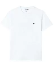 T-shirt Uomo bianca in cotone basicaTH6709|LACOSTE T-shirt Uomo bianca in cotone basicaTH6709|LACOSTE
