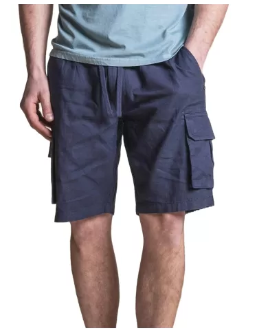 bermuda stile cargo navy da uomo con coulisse regolabile | IMPURE bermuda stile cargo navy da uomo con coulisse regolabile | IMPURE