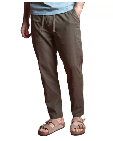 pantaloni verde militare da uomo con coulisse interna | IMPURE pantaloni verde militare da uomo con coulisse interna | IMPURE