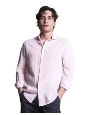 camicia pink stripe da uomo con motivo rigato | IMPURE