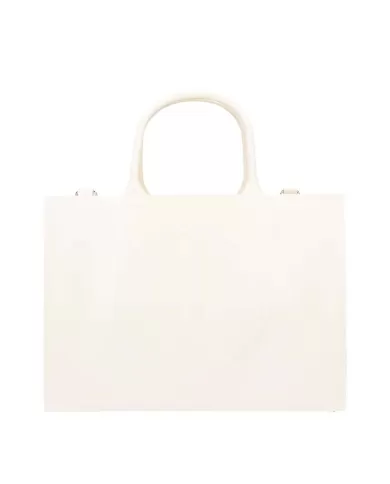 borsa shopping off white da donna con LOGO PRESSATO | ARMANI EXCHANGE