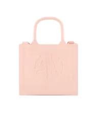 borsa shopping rosa da donna con LOGO PRESSATO | ARMANI EXCHANGE