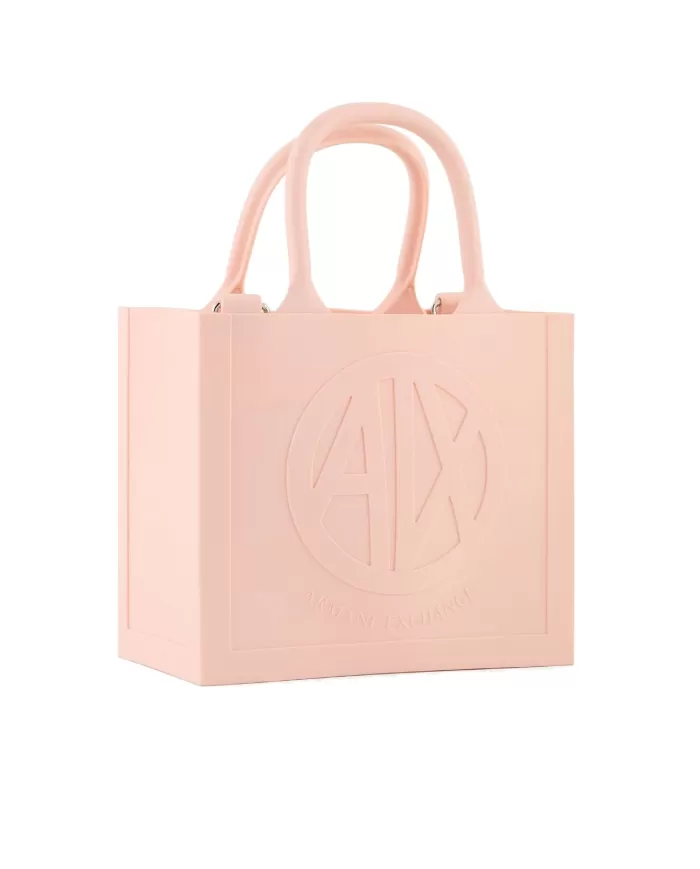 borsa shopping rosa da donna con LOGO PRESSATO | ARMANI EXCHANGE borsa shopping rosa da donna con LOGO PRESSATO | ARMANI EXCHANGE