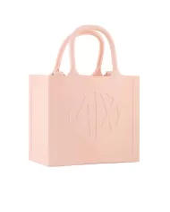 borsa shopping rosa da donna con LOGO PRESSATO | ARMANI EXCHANGE