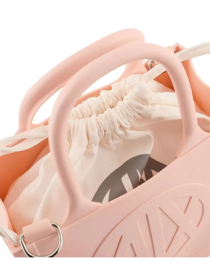 borsa shopping rosa da donna con LOGO PRESSATO | ARMANI EXCHANGE