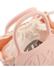 borsa shopping rosa da donna con LOGO PRESSATO | ARMANI EXCHANGE