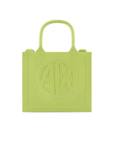 borsa shopping agave da donna con LOGO PRESSATO | ARMANI EXCHANGE