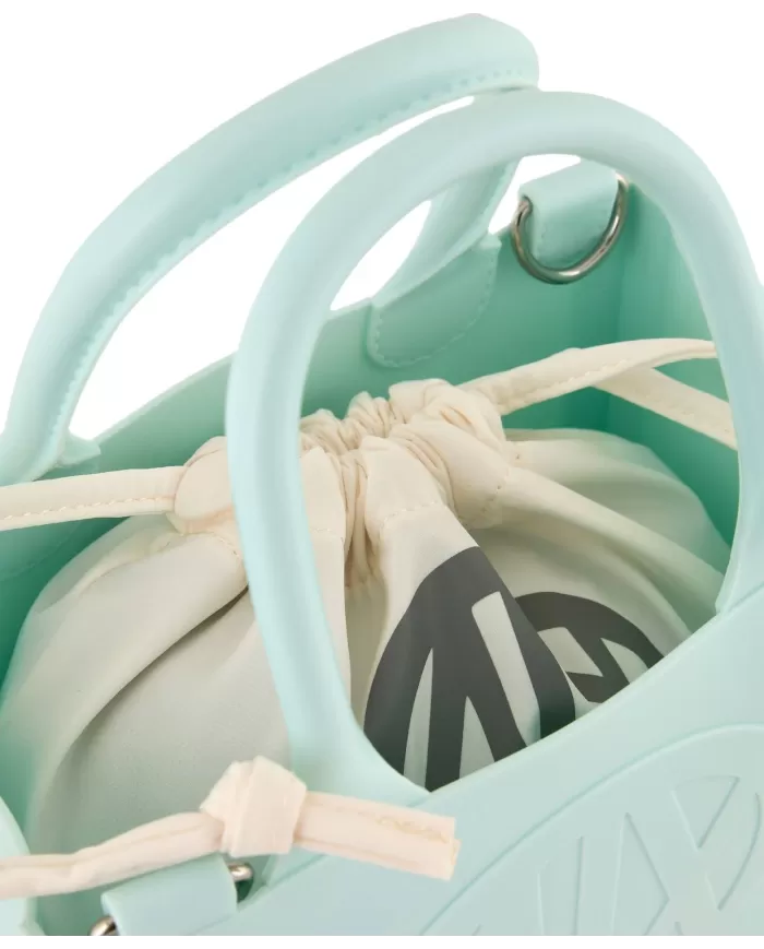 borsa shopping acqua da donna con LOGO PRESSATO | ARMANI EXCHANGE borsa shopping acqua da donna con LOGO PRESSATO | ARMANI EXCHANGE