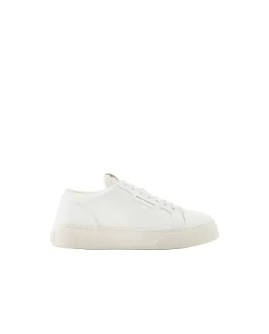 sneakers off white da uomo con EFFETTO SPALMATO | ARMANI EXCHANGE