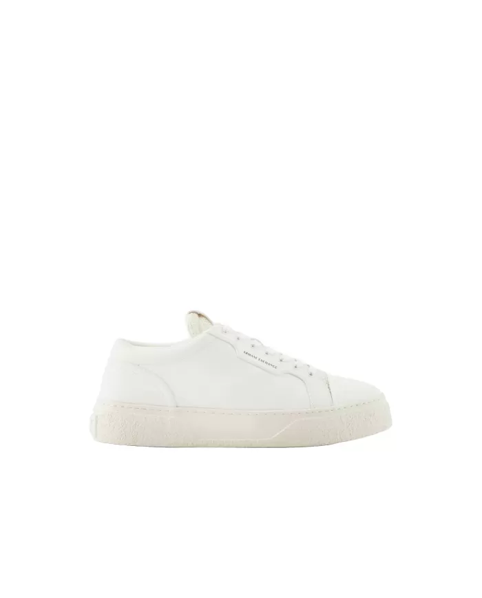 sneakers off white da uomo con EFFETTO SPALMATO | ARMANI EXCHANGE sneakers off white da uomo con EFFETTO SPALMATO | ARMANI EXCHANGE