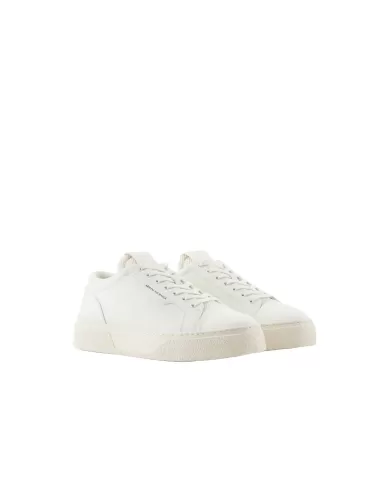sneakers off white da uomo con EFFETTO SPALMATO | ARMANI EXCHANGE