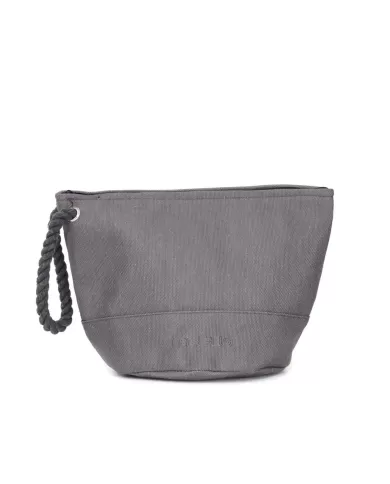 pochette grigia da donna logata in basso con corda | ME FUI