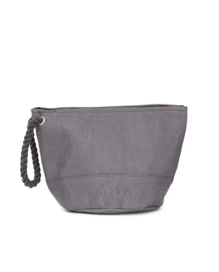 pochette grigia da donna logata in basso con corda | ME FUI