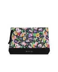 pochette da donna con fantasia floreale logata in basso | ME FUI