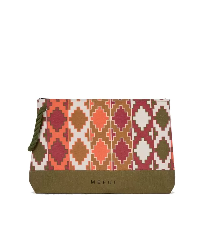 pochette militare da donna con fantasia geometrica | ME FUI