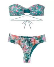 bikini da donna con COULISSE e FANTASIA GLITCH ACQUA | ME FUI